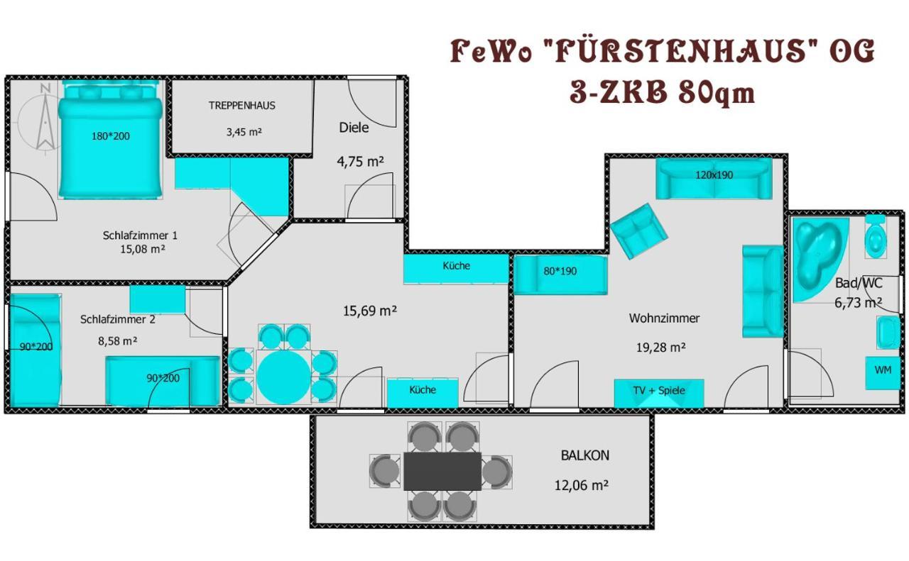 "Fuerstenhaus" Og Hofgeismar-Zentrum! Eksteriør bilde